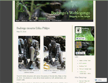 Tablet Screenshot of budongo.wordpress.com