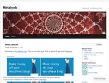 Tablet Screenshot of metalyob.wordpress.com