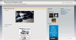 Desktop Screenshot of branchini.wordpress.com