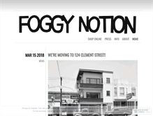 Tablet Screenshot of foggynotionsf.wordpress.com