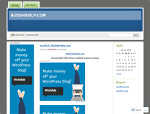 Tablet Screenshot of buddhasilp.wordpress.com
