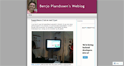 Desktop Screenshot of benjoplandsoen.wordpress.com