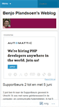 Mobile Screenshot of benjoplandsoen.wordpress.com