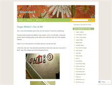 Tablet Screenshot of 3inunder3.wordpress.com