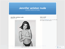 Tablet Screenshot of jenanistonnude.wordpress.com