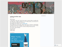 Tablet Screenshot of dearbirthday.wordpress.com