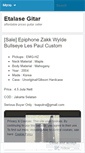 Mobile Screenshot of etalasegitar.wordpress.com