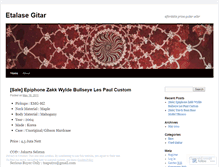 Tablet Screenshot of etalasegitar.wordpress.com