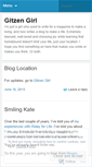Mobile Screenshot of gitzengirl.wordpress.com