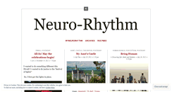 Desktop Screenshot of neurorhythm.wordpress.com