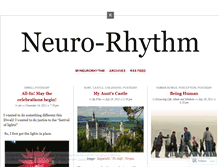 Tablet Screenshot of neurorhythm.wordpress.com