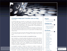 Tablet Screenshot of letravailadomicile.wordpress.com