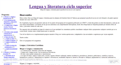 Desktop Screenshot of lenguayliteraturasuperior.wordpress.com