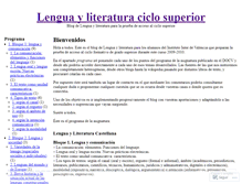 Tablet Screenshot of lenguayliteraturasuperior.wordpress.com