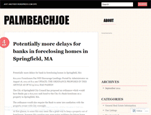 Tablet Screenshot of palmbeachjoe.wordpress.com