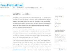 Tablet Screenshot of fraufratz.wordpress.com