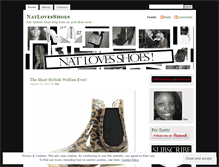 Tablet Screenshot of natlovesshoes.wordpress.com