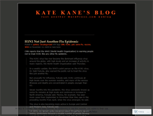 Tablet Screenshot of katekane56.wordpress.com