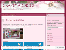 Tablet Screenshot of craftyaddict.wordpress.com