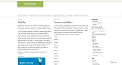 Desktop Screenshot of createkeen.wordpress.com