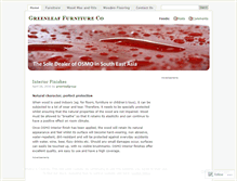 Tablet Screenshot of greenleaffurniture.wordpress.com