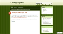 Desktop Screenshot of ahodgepodgelife.wordpress.com