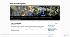 Desktop Screenshot of elsalvadorseguros.wordpress.com