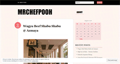 Desktop Screenshot of mrchefpooh.wordpress.com