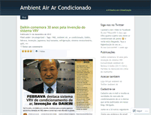 Tablet Screenshot of ambientair.wordpress.com
