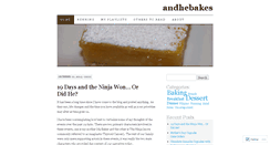Desktop Screenshot of andhebakes.wordpress.com
