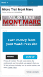 Mobile Screenshot of microtrailmontsantmarc.wordpress.com