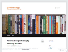 Tablet Screenshot of jarofmusings.wordpress.com