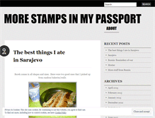 Tablet Screenshot of morestampsinmypassport.wordpress.com