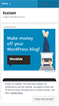 Mobile Screenshot of foxiam.wordpress.com