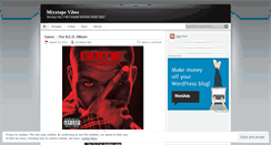 Desktop Screenshot of mixxtapevibes.wordpress.com