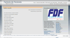 Desktop Screenshot of factoriadeficciones.wordpress.com