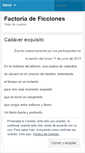Mobile Screenshot of factoriadeficciones.wordpress.com