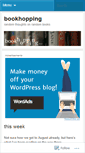 Mobile Screenshot of bookhopping.wordpress.com