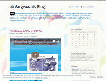 Tablet Screenshot of margeaazul.wordpress.com