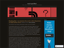 Tablet Screenshot of comequelfilm.wordpress.com