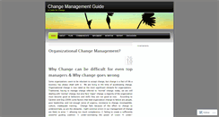 Desktop Screenshot of changemanagementguide.wordpress.com