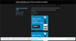 Desktop Screenshot of gorillamobile3g3gsouacheter.wordpress.com