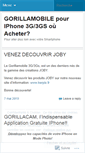 Mobile Screenshot of gorillamobile3g3gsouacheter.wordpress.com