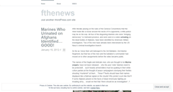 Desktop Screenshot of fthenews.wordpress.com