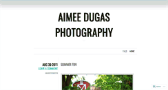 Desktop Screenshot of aimeedugas.wordpress.com