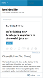 Mobile Screenshot of besidealife.wordpress.com