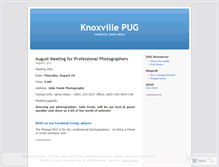 Tablet Screenshot of knoxvillepug.wordpress.com