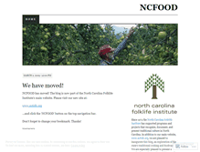 Tablet Screenshot of ncfolk.wordpress.com