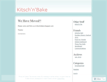 Tablet Screenshot of kitschnbake.wordpress.com