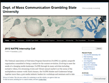 Tablet Screenshot of gsumasscomm.wordpress.com